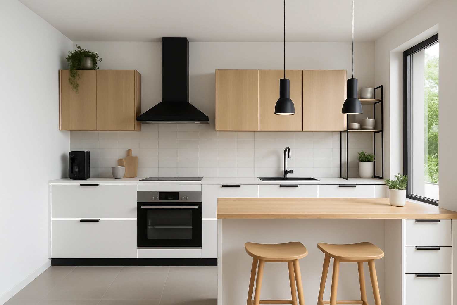 Proyecto de reforma de cocina moderna